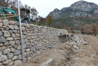 monter un mur en pierre
